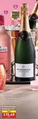 Aldi D. Veuve Monsigny Champagne Brut offer