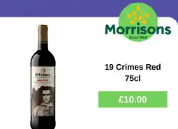 Morrisons 19 Crimes Red offer