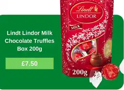 Morrisons Lindt Lindor Milk Chocolate Truffles Box offer