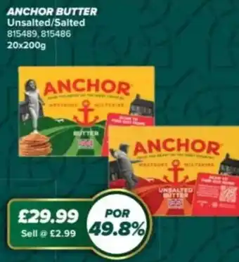 ANCHOR BUTTER Unsalted/Salted