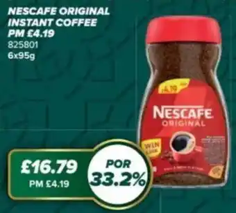 Nescafe original instant coffee