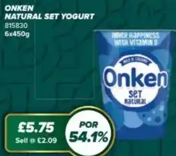 Bestway Onken natural set yogurt offer