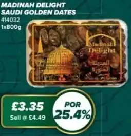 Bestway Madinah delight saudi golden dates offer