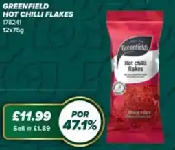 Bestway Greenfield hot chilli flakes offer