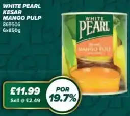 Bestway White pearl kesar mango pulp offer