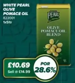 Bestway White pearl olive pomace oil offer