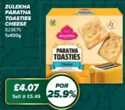 Bestway Zulekha paratha toasties cheese offer