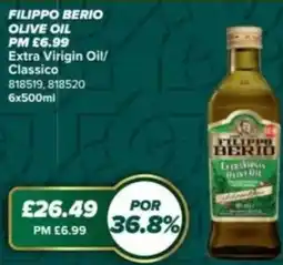 Bestway Filippo berio olive oil Extra Virigin Oil/ Classico offer