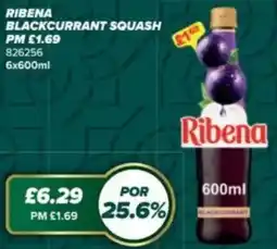 Bestway Ribena blackcurrant squash offer