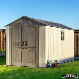 Costco Lifetime 7ft 1 x 14ft (2.16 x 4.27m) Storage Shed - Model 60475 offer