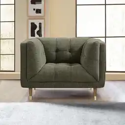 Costco Isla Green Fabric Armchair offer