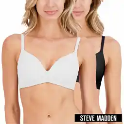 Costco Steve Madden Lace Bra, 2 Pack offer