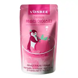 Costco Vonbee Peach Flavoured Iced Tea, 20 x 230ml offer