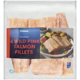 Iceland Iceland 4 Wild Pink Salmon Fillets 400g offer