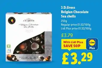 J. D. Gross Belgian Chocolate Sea Shells