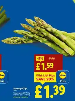 Lidl Asparagus Tips offer