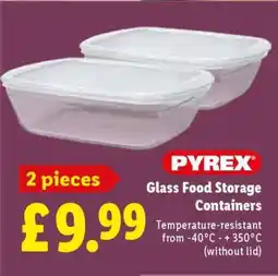 Lidl Pyrex Glass Food Storage Containers offer