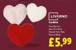 Lidl LIVARNO Cushion offer