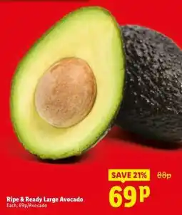 Lidl Ripe & Ready Large Avocado offer