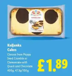 Lidl Kuljanka Cakes offer