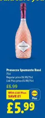 Lidl Prosecco Spumante Rosé offer
