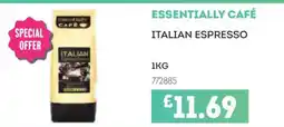 Bestway ESSENTIALLY CAFÉ Italian espresso offer
