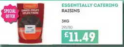 Bestway ESSENTIALLY CATERING Raisins offer
