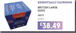 Bestway ESSENTIALLY CATERING British large eggs offer