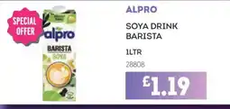 Bestway ALPRO Soya drink barista offer