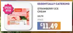 Bestway ESSENTIALLY CATERING Strawberry ice cream offer