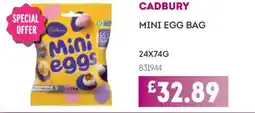 Bestway CADBURY Mini egg bag offer