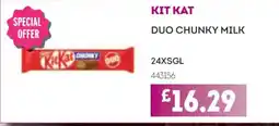 Bestway KIT KAT Duo chunky milk offer
