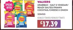 Bestway WALKERS Grabbag - salt & vinegar/ ready salted/prawn cocktail/cheese & onion offer