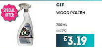Bestway CIF Wood polish offer