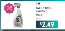 Bestway CIF Oven & grill cleaner offer