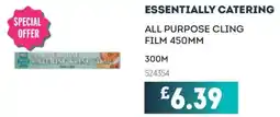 Bestway ESSENTIALLY CATERING All purpose cling film 450mm offer