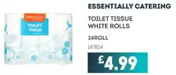 Bestway ESSENTIALLY CATERING Toilet tissue white rolls offer