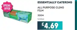 Bestway ESSENTIALLY CATERING All purpose cling film offer
