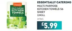 Bestway ESSENTIALLY CATERING Multi purpose kitchen towels 56 sheet offer