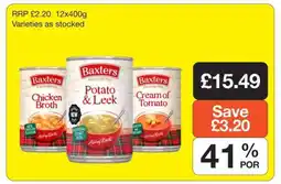Makro Baxters Soups offer