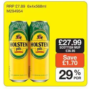 Makro Holsten Pils offer
