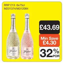 Makro Freixenet Prosecco/Italian Rosé offer