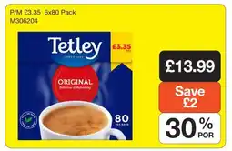 Makro Tetley Original Tea Bags offer