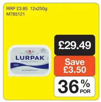 Makro Lurpak Spreadable offer