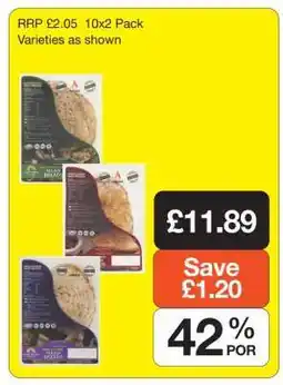 Makro Naan Breads 10x2 Pack offer