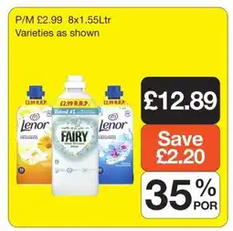 Makro Lenor and Fairy Fabric Softeners offer