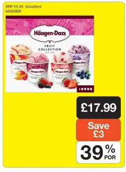Makro Häagen-Dazs Fruit Collection Mini Cups offer