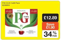 Makro PG Tips Original Tea Bags offer