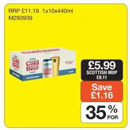 Makro Brewdog Cold Beer Lager offer