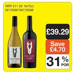 Makro Dark Horse Chardonnay/Cabernet Sauvignon offer